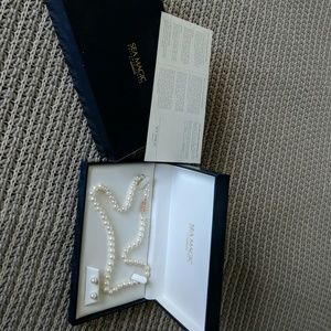 Mikimoto pearl necklace with earrings